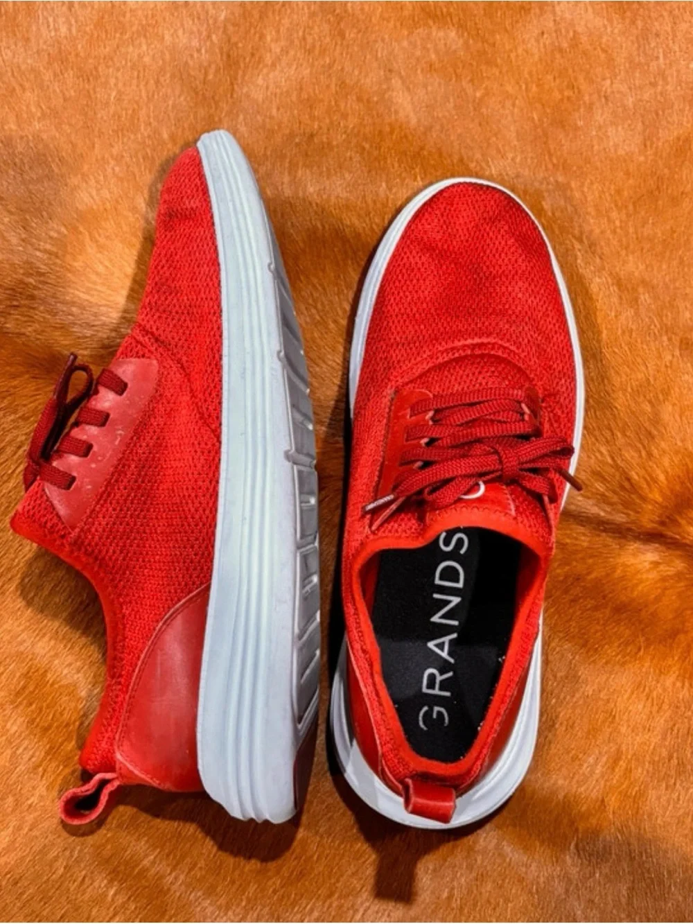Cole Haan Red Mesh Men’s Sneaker